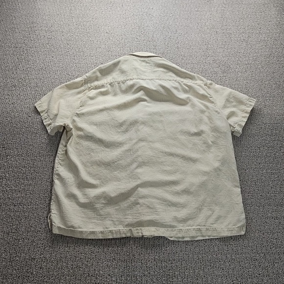 Nat Nast Shirt Mens XXL Button Up Short Sleeve Casual Preppy Silk Blend Camp - Picture 8 of 9